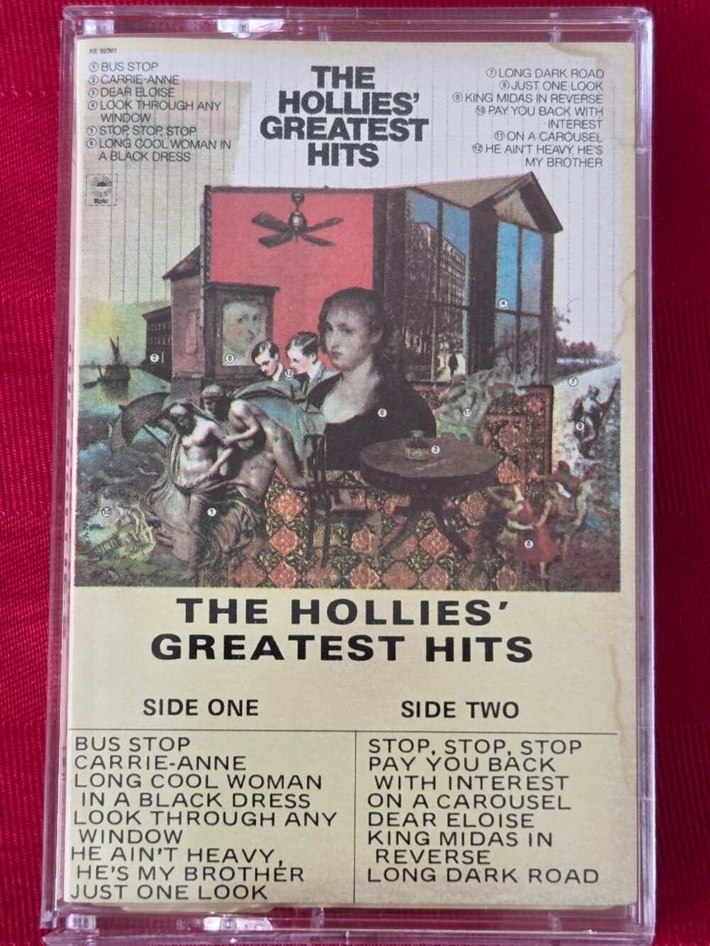 RARE, VINTAGE, 1973, THE HOLLIES' GREATEST HITS CASSETTE!!!